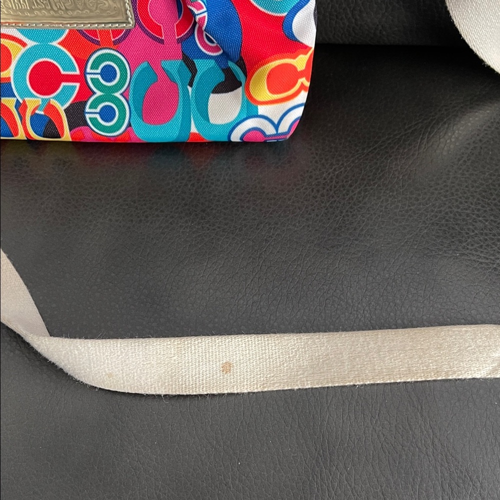 Coach 3 pc set Poppy Graffitti Multicolor Crossbody, Clutch and Wristlet Set - Picture 3 of 3